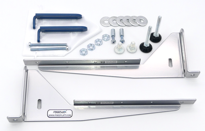 Freeplatt® – Trägerset / Chrom-Optik Big L+R